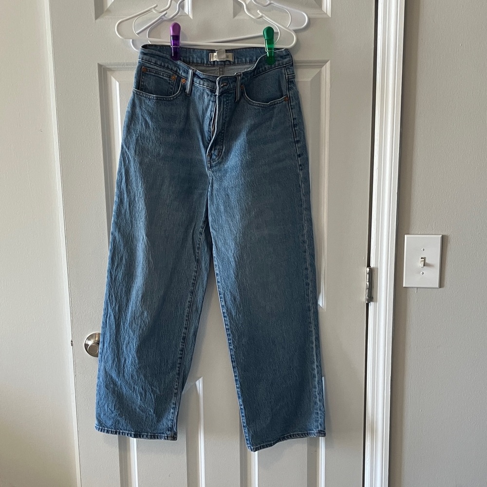 Madewell Women's Straight Leg Blue Jeans